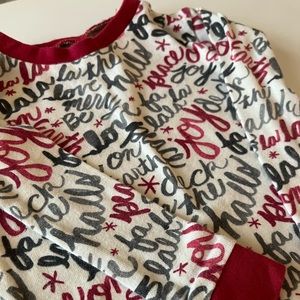 Burt’s Bees 12 month Christmas pajamas